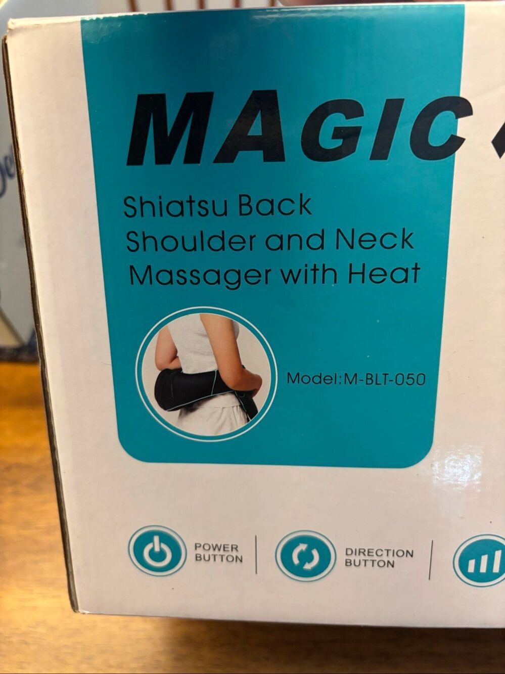 Shiatsu back neck and shoulder massage massager with heat NIB